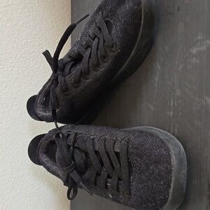 Allbirds Black Wool Sneakers Size 8